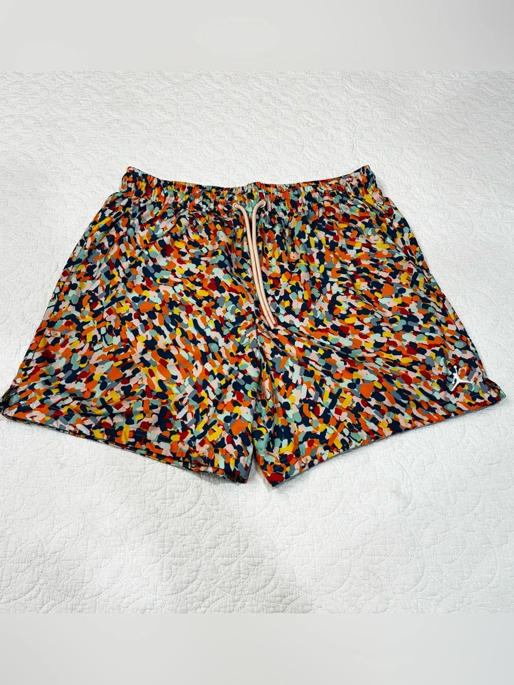 Jordan Essentials Poolside Swim Trunks Men Size Large Mesh Lined Multicolor